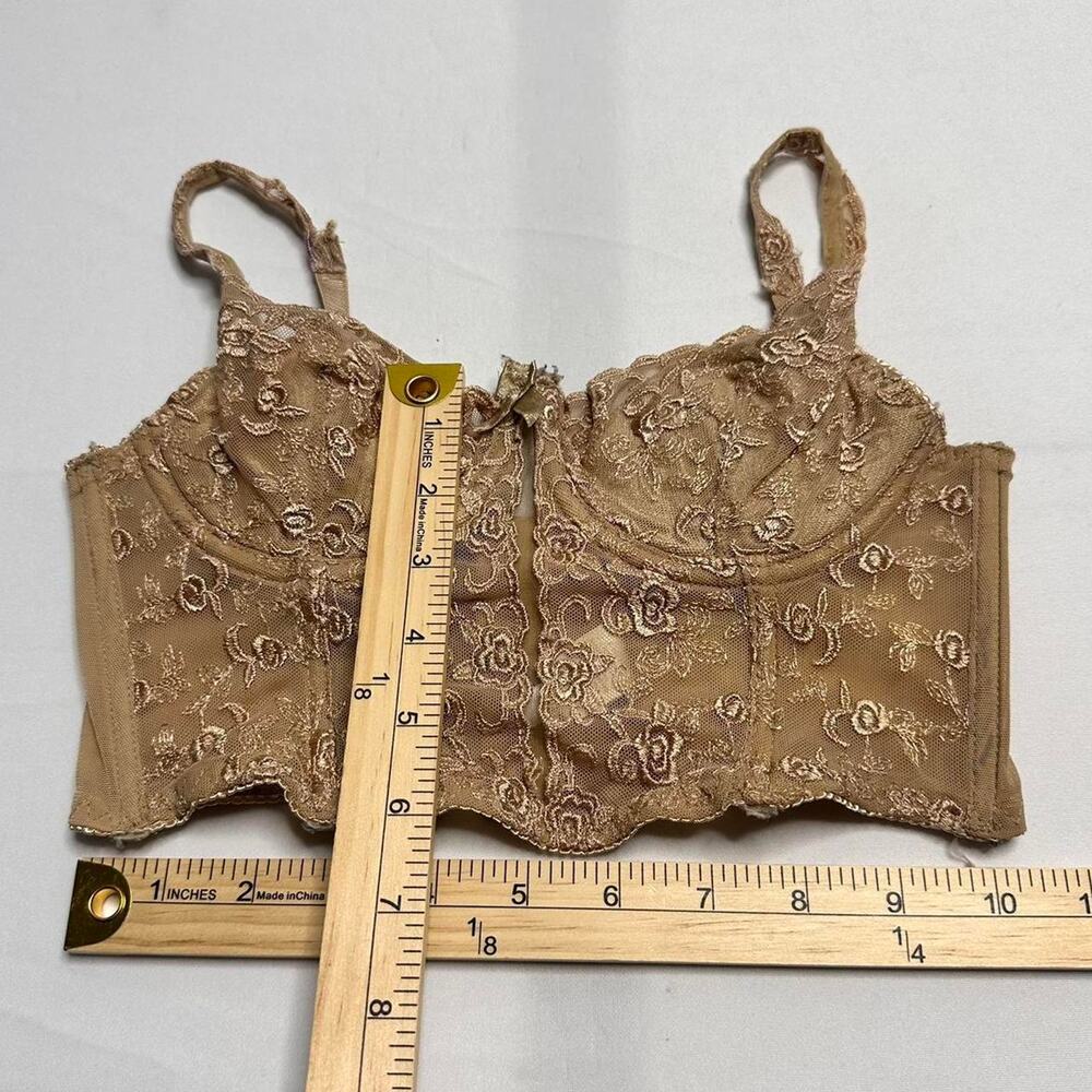 Rampage Size Small Laced Super Cropped Top - Picture 2 of 4